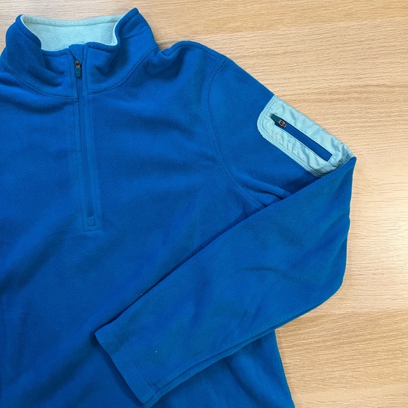 Cobalt Blue Quarter Zip Fleece - Picture 4 of 6